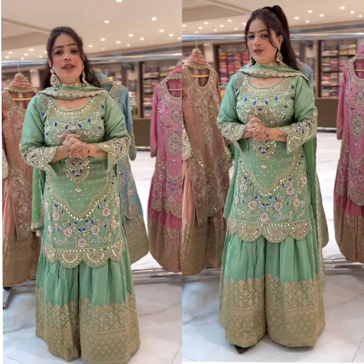 New Arrival – Premium Sharara Palazzo with Dupatta