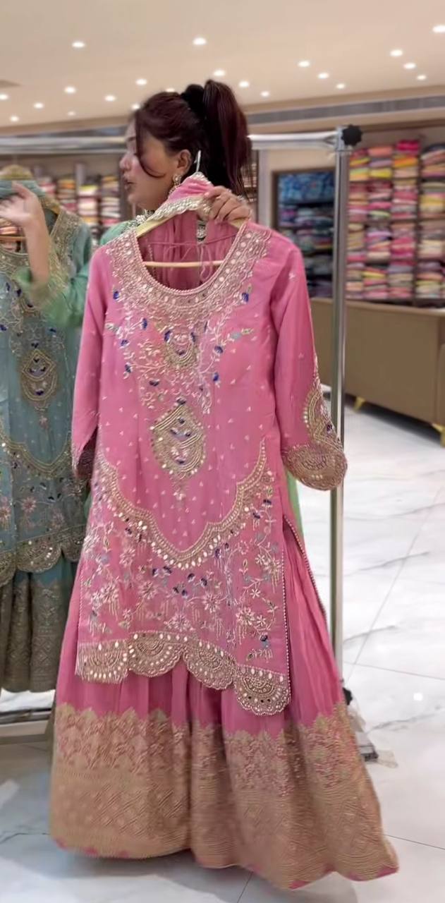 New Arrival – Premium Sharara Palazzo with Dupatta