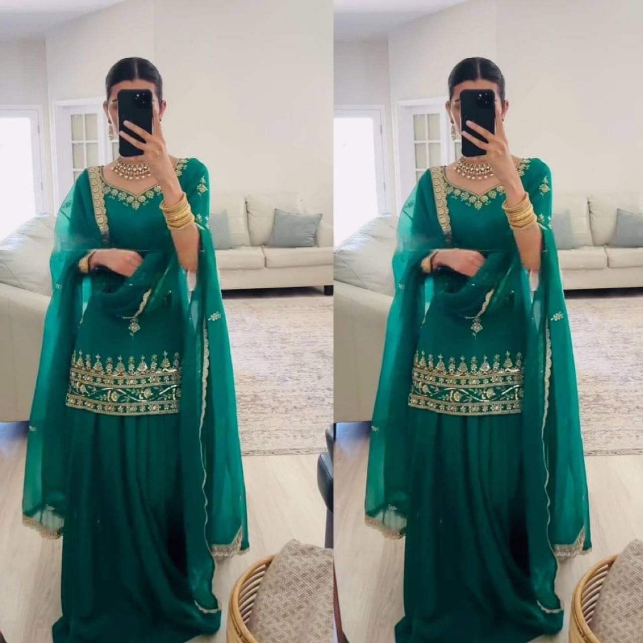 Premium Party Wear Top, Lehenga & Dupatta