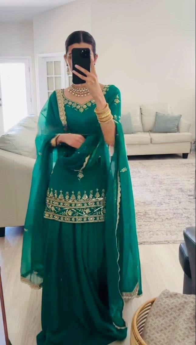 Premium Party Wear Top, Lehenga & Dupatta