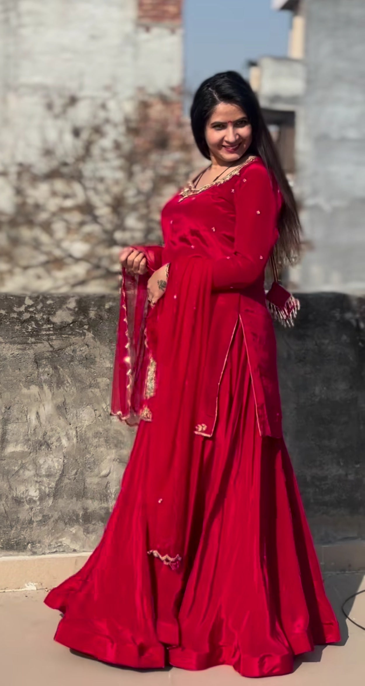 Premium Designer Crepe Silk Lehenga with Dupatta-NF(1238)