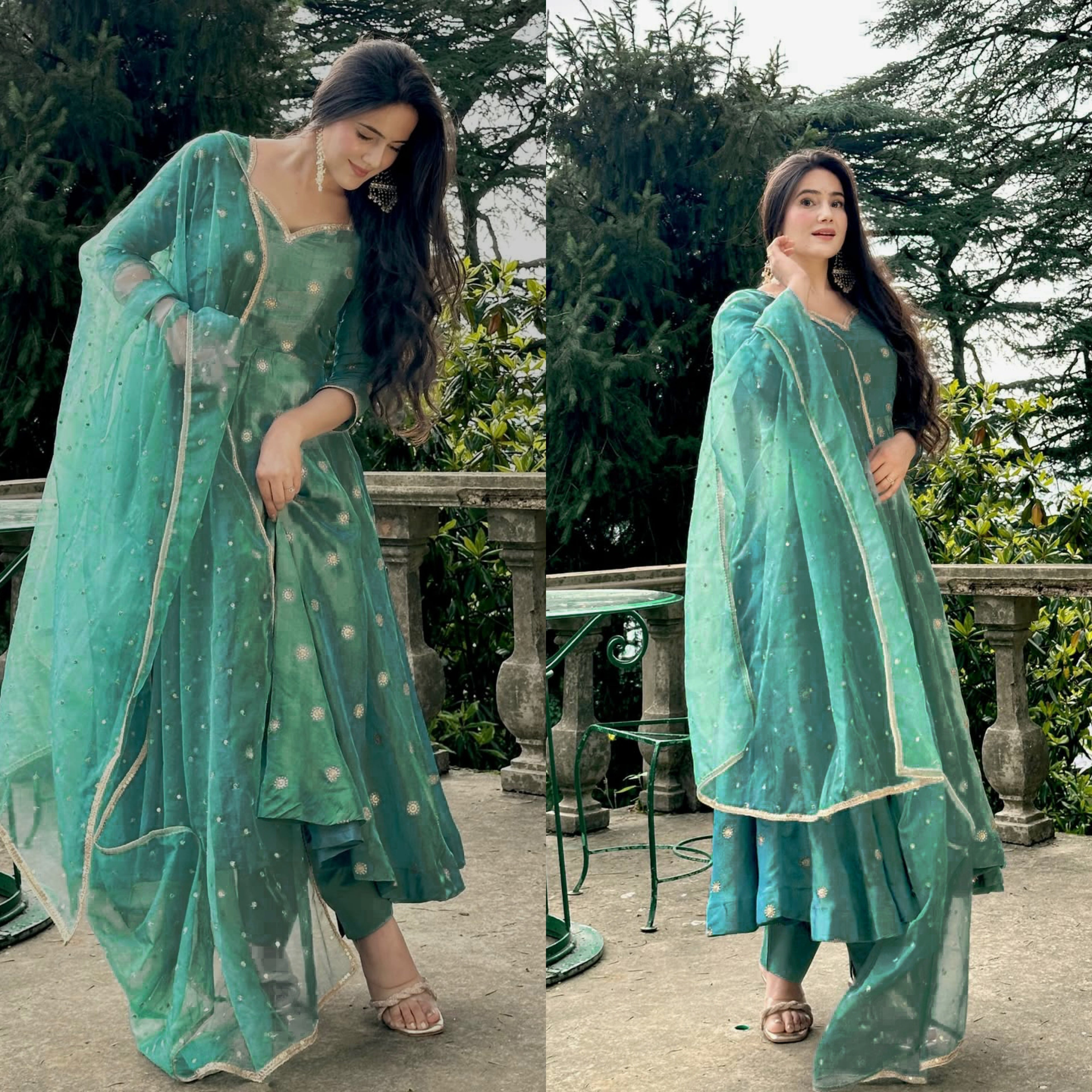 Presenting Our New Designer Anarkali Suit in a Stunning Fancy Style-NF-1251