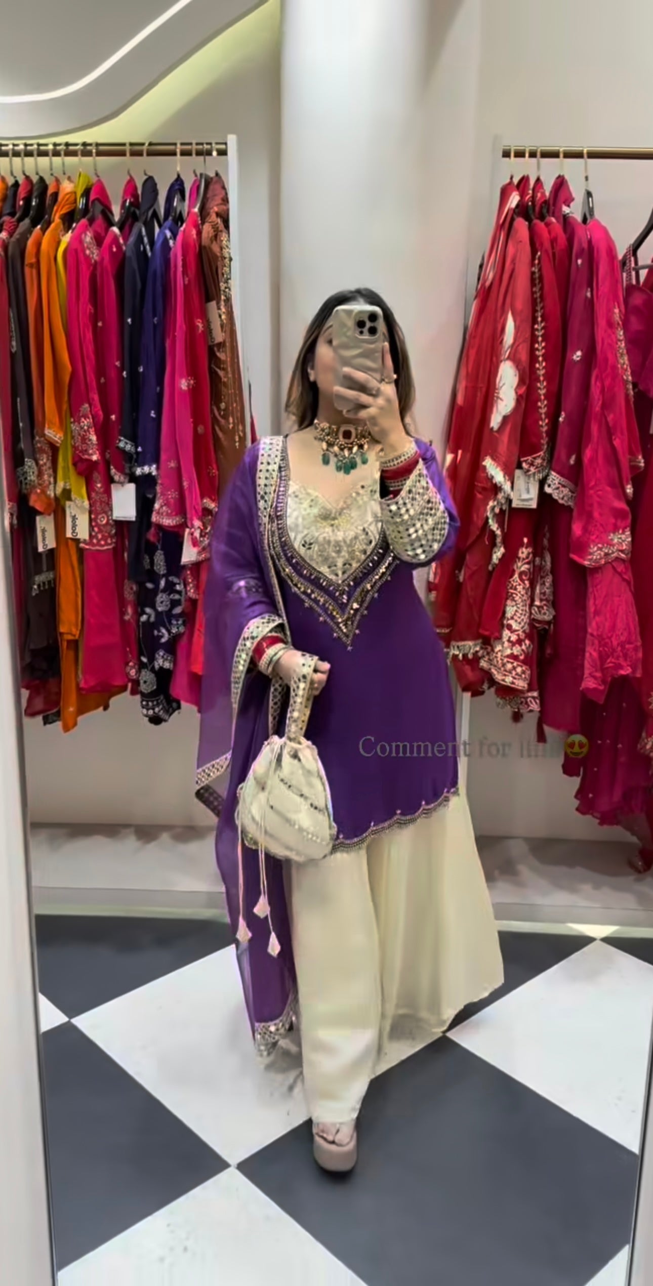 Bandagi Designer 3 Piece Plazzo Set