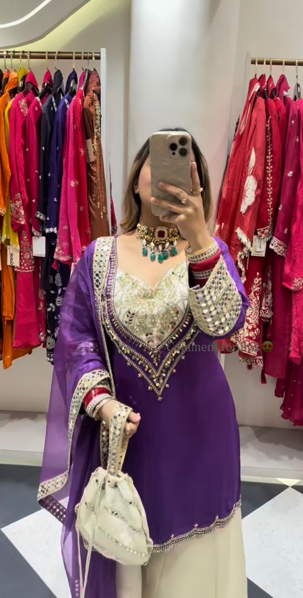 Bandagi Designer 3 Piece Plazzo Set