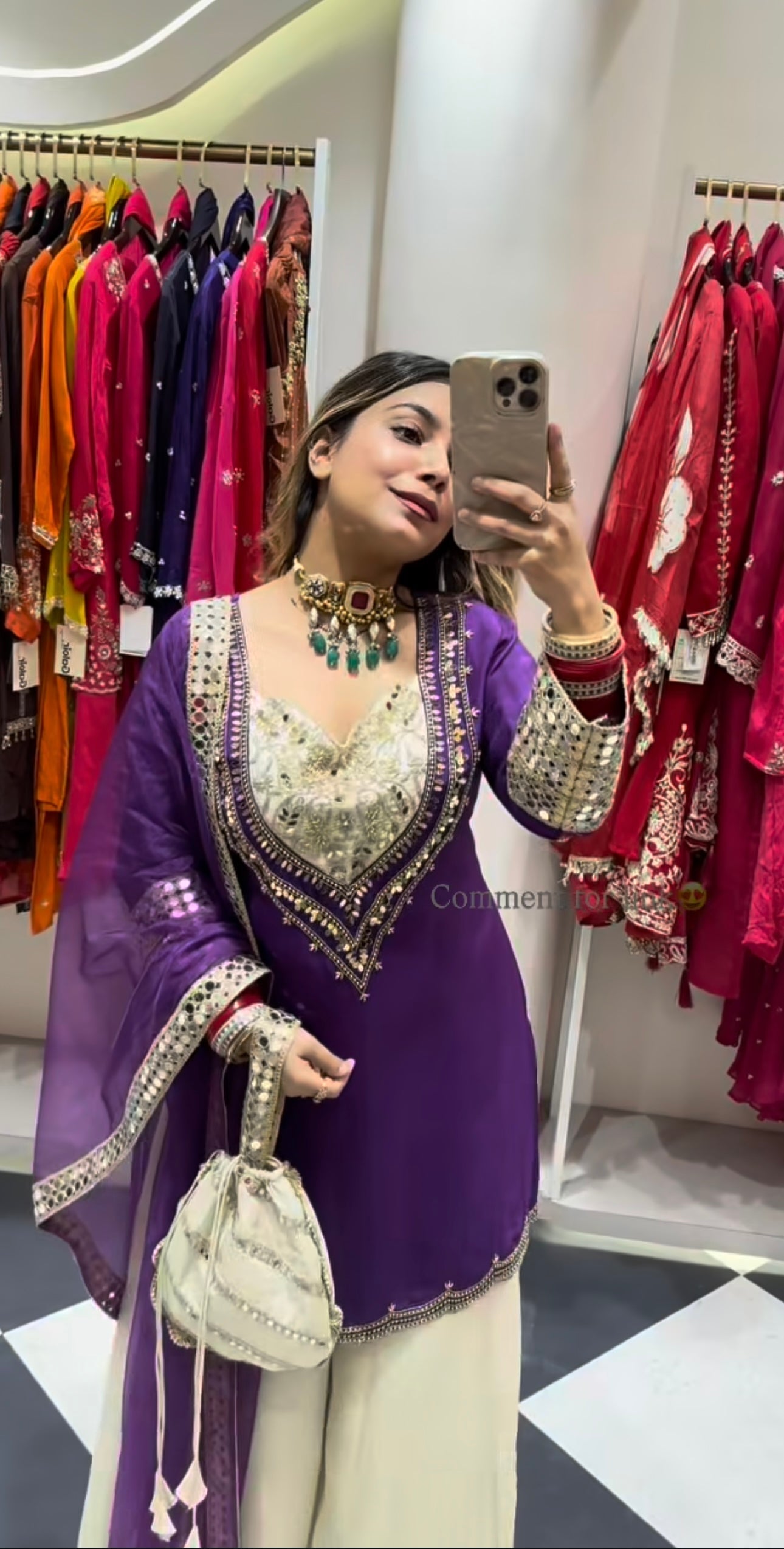 Bandagi Designer 3 Piece Plazzo Set