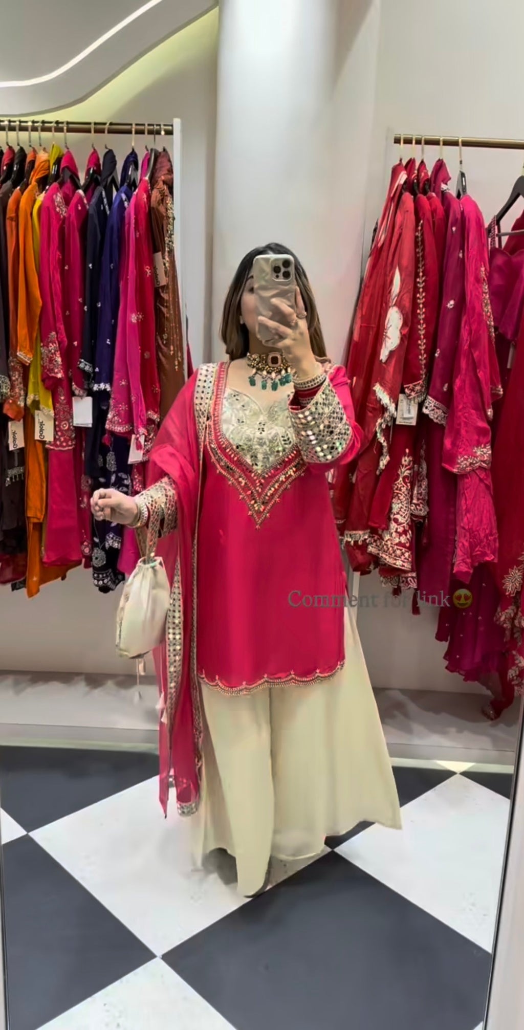 Bandagi Designer 3 Piece Plazzo Set