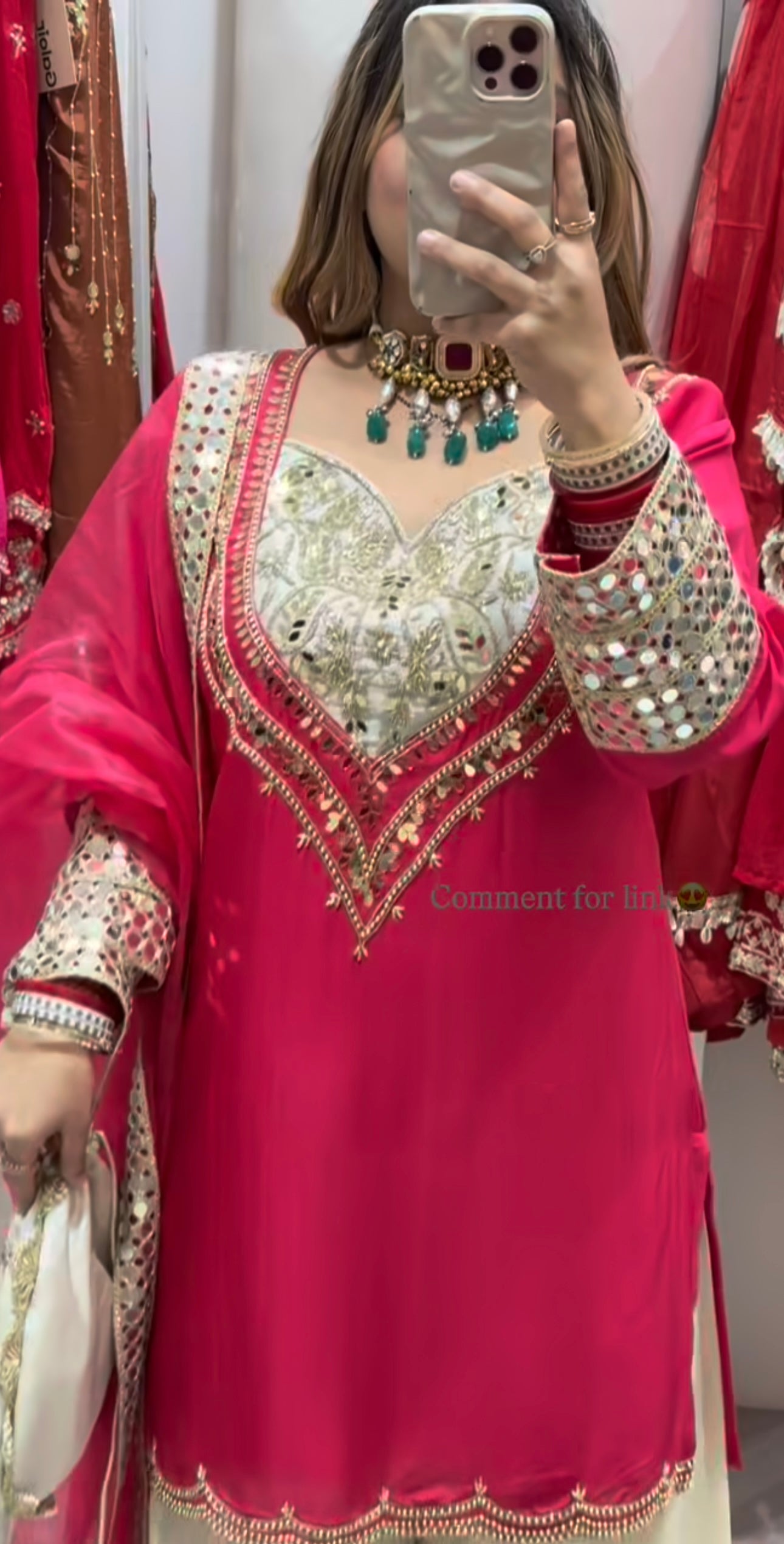 Bandagi Designer 3 Piece Plazzo Set